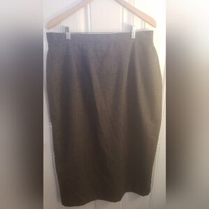 Alia Black / Grey Pencil Skirt In Great Shape! / Size 16